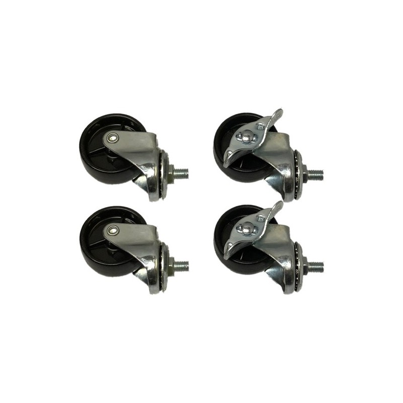 Sandberg Wheels for Alu Slatwall 4-pack