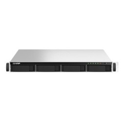 QNAP TS-464U-RP NAS Rack (1U) Collegamento ethernet LAN Alluminio, Ne