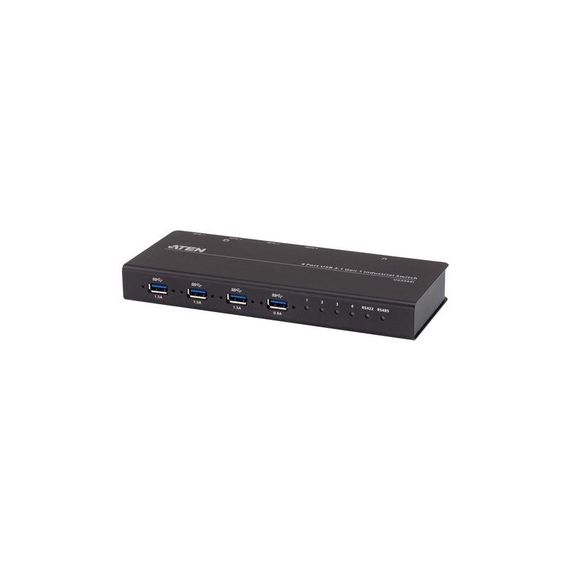 ATEN Switch hub industriale USB 3.2 Gen 1 4 x 4