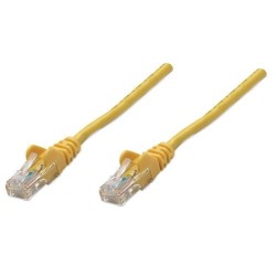 Intellinet RJ-45, M/M, 5m cavo di rete Giallo Cat5e U/UTP (UTP)