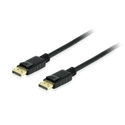 Equipaggia 119251 Cavo DisplayPort 1 m Nero