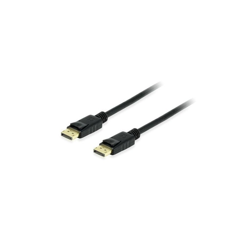 Equipaggia 119251 Cavo DisplayPort 1 m Nero