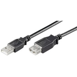 USB2.0 Extension A-A 0,3m M-F