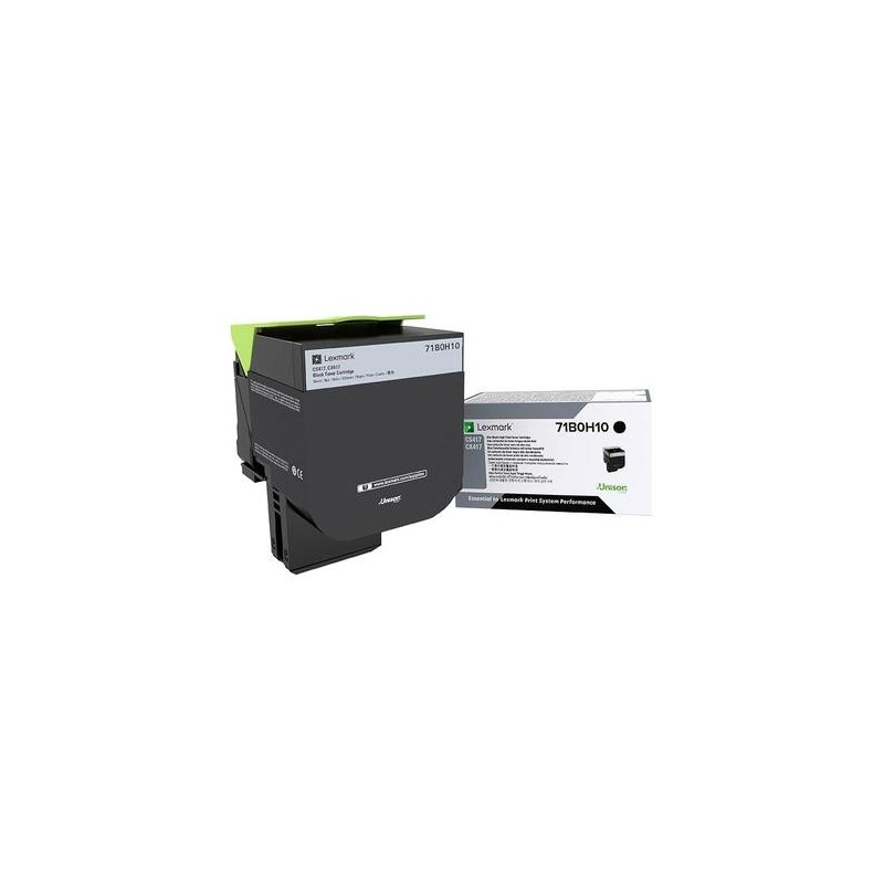 Lexmark 71B0H10 cartuccia toner 1 pz Originale Nero