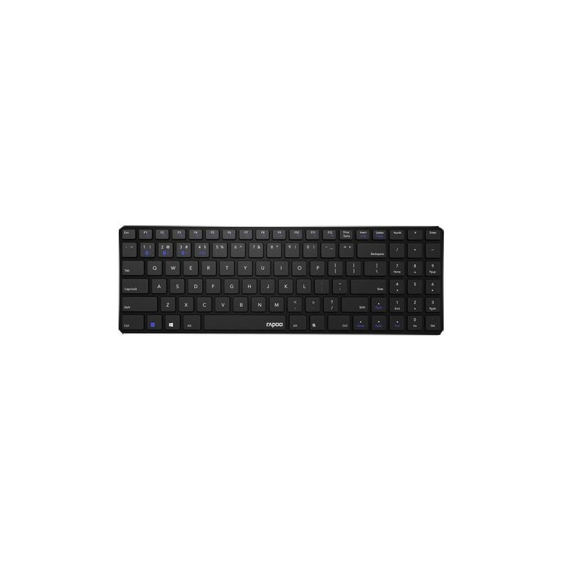 Rapoo E9100M tastiera RF Wireless QWERTY Nero