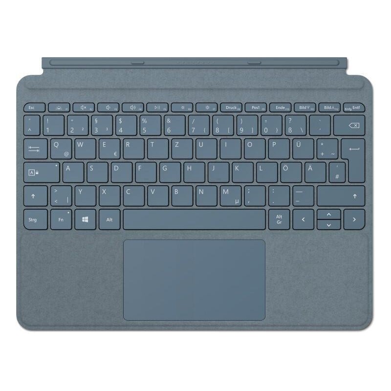 Microsoft Go Type Cover Blu QWERTZ Inglese