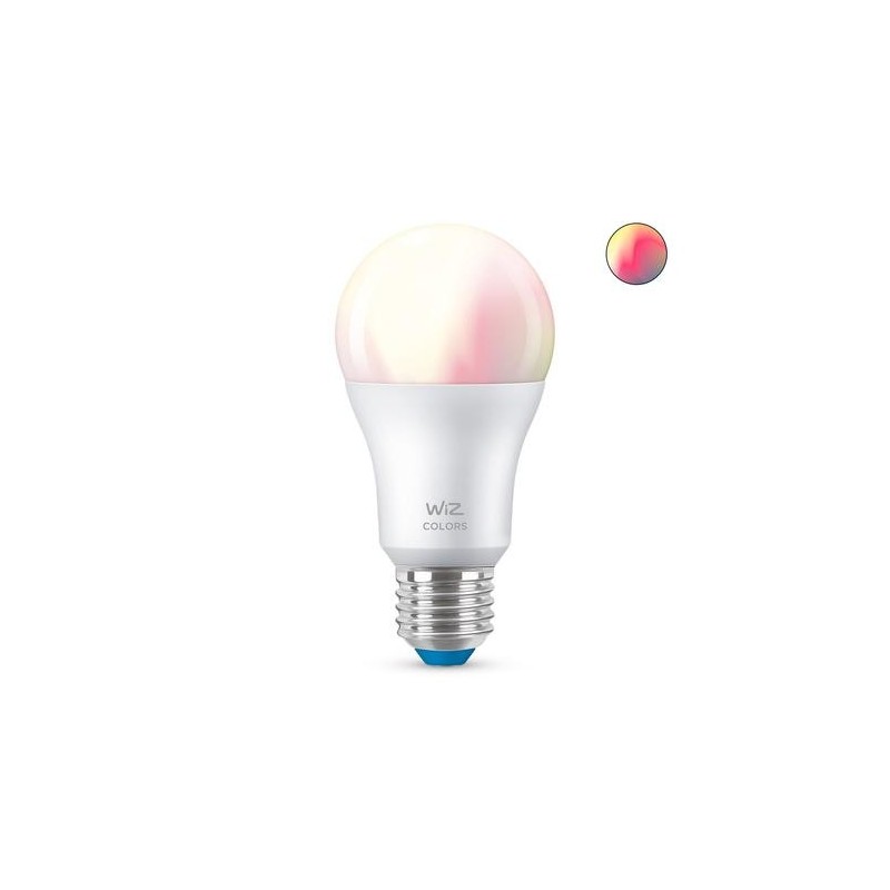 WiZ Lampadina Smart Dimmerabile Luce Bianca o Colorata Attacco E27 60