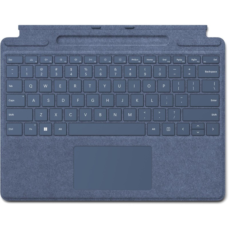 Microsoft Surface Pro Keyboard Blu Microsoft Cover port QWERTZ Tedesco