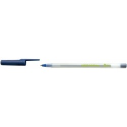 Bic Ecolutions Round Stic Ballpoint Pen Recycled 1mm Tip 0.32mm Line 