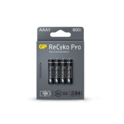 GP Recyko Pro pack da 4 batterie ricaricabili 800 mAh AAA 1,2V - Prec