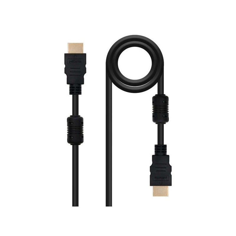 Nanocable 10.15.1803 Cavo HDMI 3 m HDMI tipo A (Standard) Nero