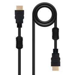 Nanocable 10.15.1803 Cavo HDMI 3 m HDMI tipo A (Standard) Nero