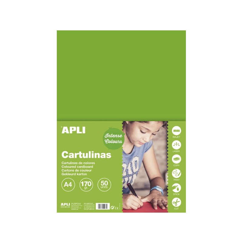 APPI Carguline Verde Testa A4 170G 50 fogli