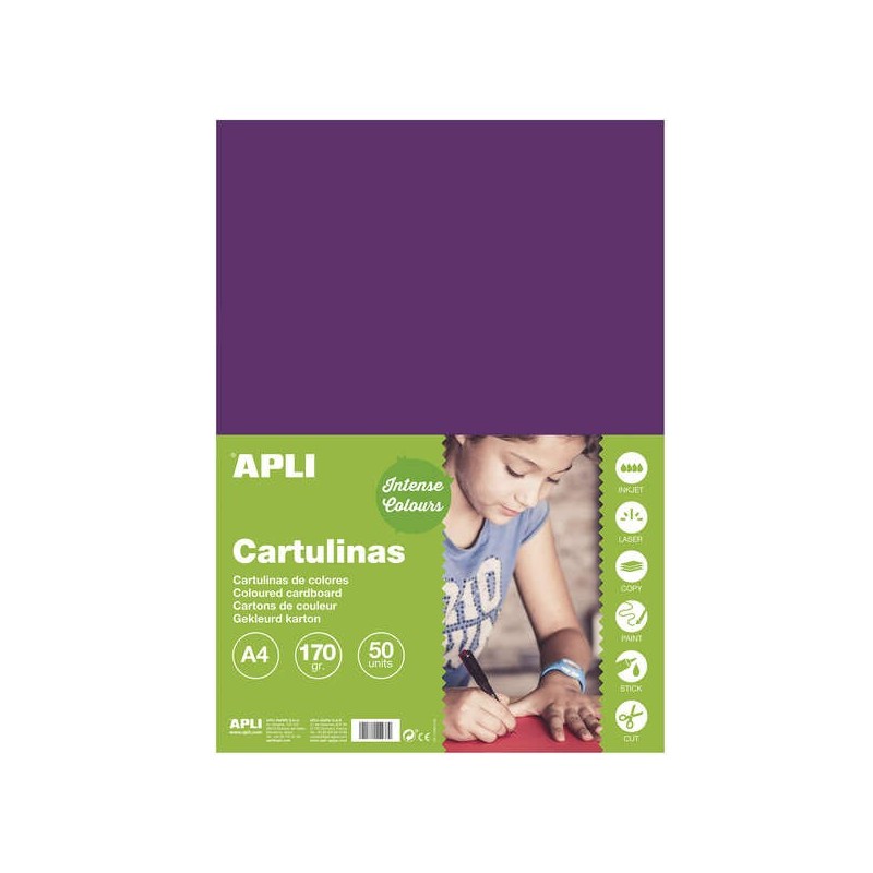 Appli Morada Card A4 170G 50 fogli