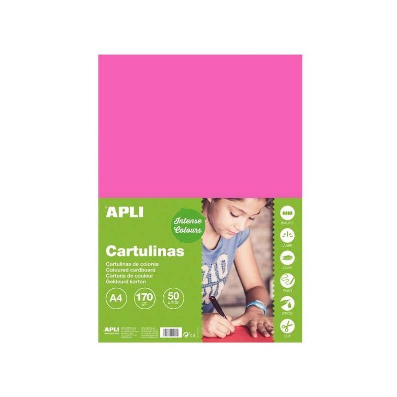 APPI CARD FUCSIA A4 170G 50 fogli