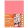 Applicazione rosa fluorescente cartoncino a4 170g 50 fogli