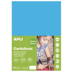 Applicazione Blu Carulina Media A4 170G 50 fogli