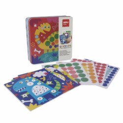 Appli Kids Gomets Dino - Include 8 fogli illustrati - 8 fogli di gome