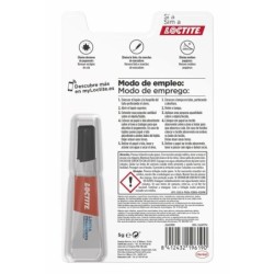 Loctite Superglue-3 Pulisce Colla Nera 5gr - Rimuove Gli Adesivi Loct