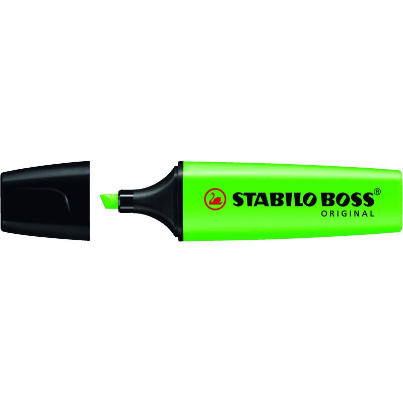 Pennarello Fluorescente Stabilo Boss 70 - Linea tra 2 e 5 mm - Ricari