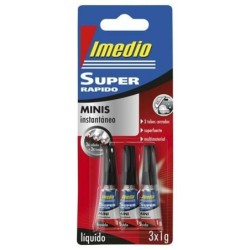 Colla istantanea Imper -super fast 3gr -tubi pacchetto - trasparente 