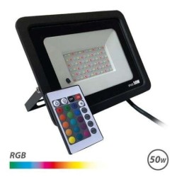 FARETTO LED RGB ELBAT 50W - Telecomando - IP65 - Ideale per l&#039;esterno