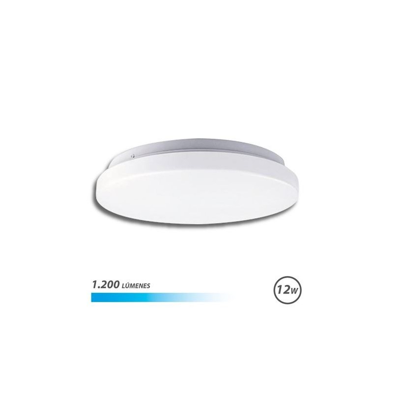 Plafoniera LED Rotonda Elbat 12W Luce Fredda