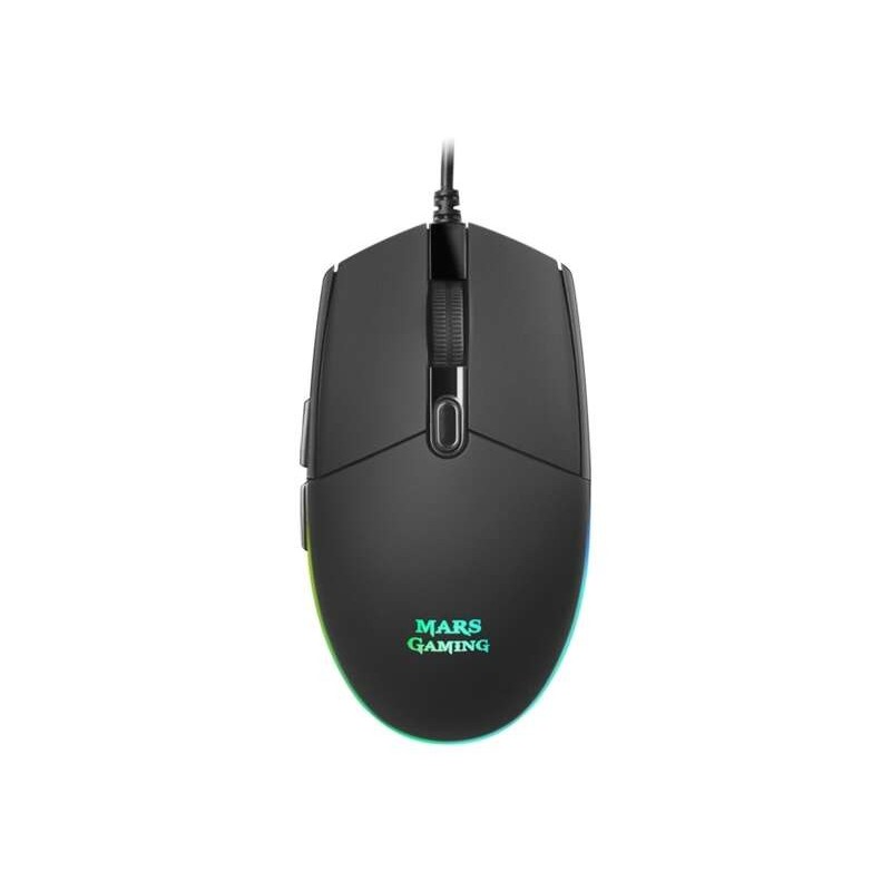 Mars Gaming MMG mouse Mano destra USB tipo A Ottico 3200 DPI