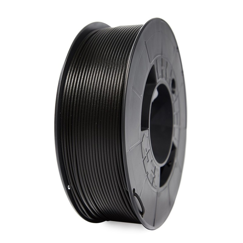 Filato 3D PETG - diametro 1,75 mm - bobina da 1 kg - colore nero