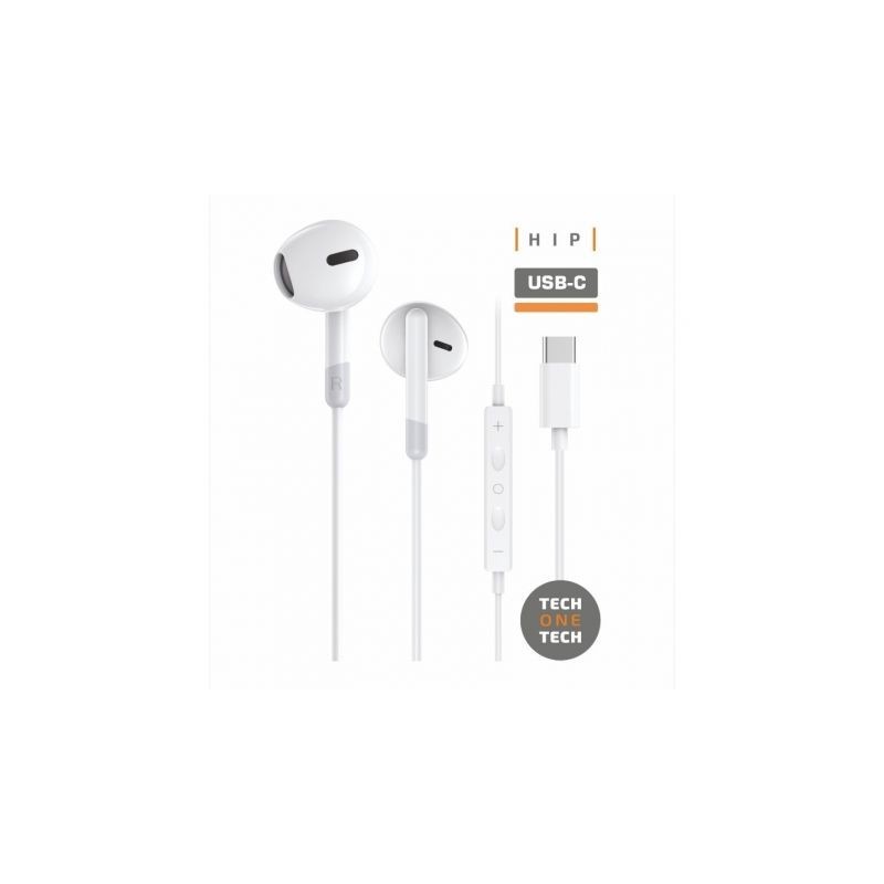 TechOneTech ear Tech Hip Auriculares Intraurales USB-C - Microfono In