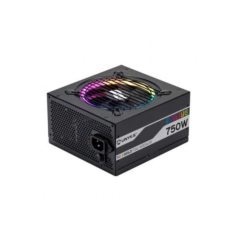 Alimentatore Unykach Atilius RGB Nero 750W 750W ATX 2.31 - Illuminazi