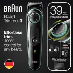 Braun Regolabarba 3 Nero/Turchese 4210201418139