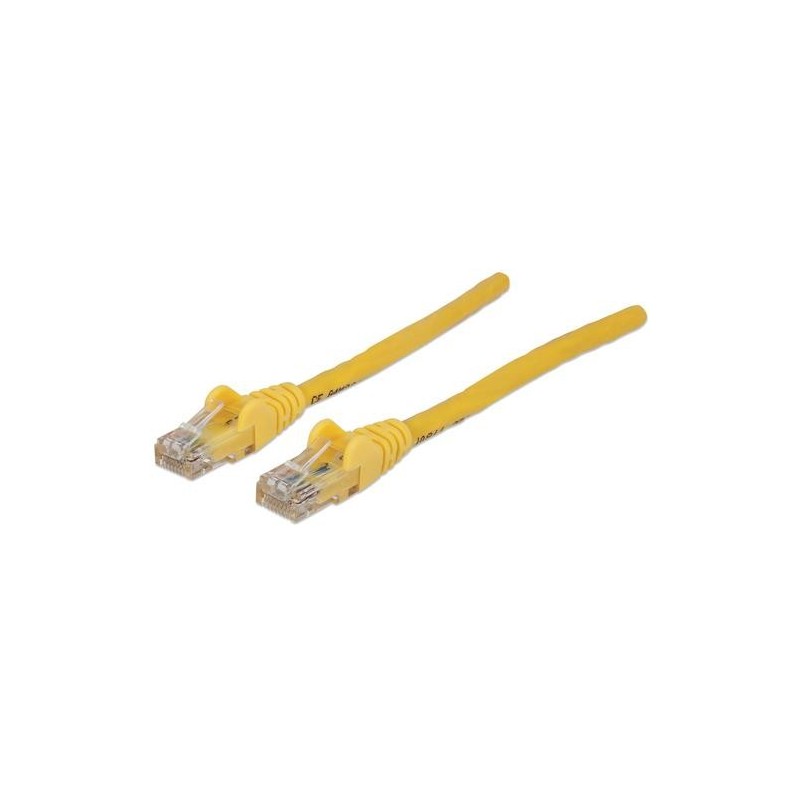 Intellinet Cat6 UTP, 0.5m cavo di rete Giallo 0,5 m U/UTP (UTP)