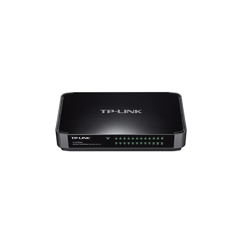 TP-Link TL-SF1024M Non gestito Fast Ethernet (10/100) Nero