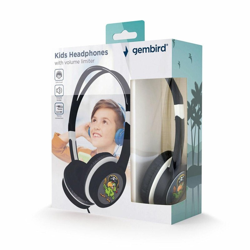 Cuffie per bambini Gembird con limitatore di volume - MHP-JR-BK