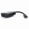 Adattatore CableXpert da USB-C a HDMI nero A-CM-HDMIF-01