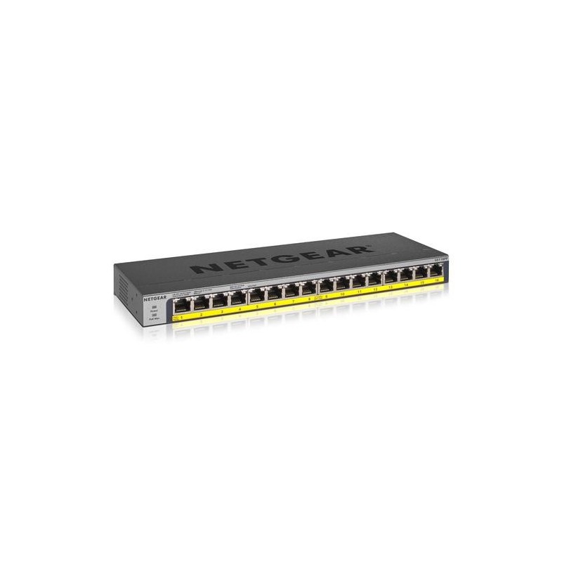 NETGEAR GS116PP Non gestito Gigabit Ethernet (10/100/1000) Supporto P