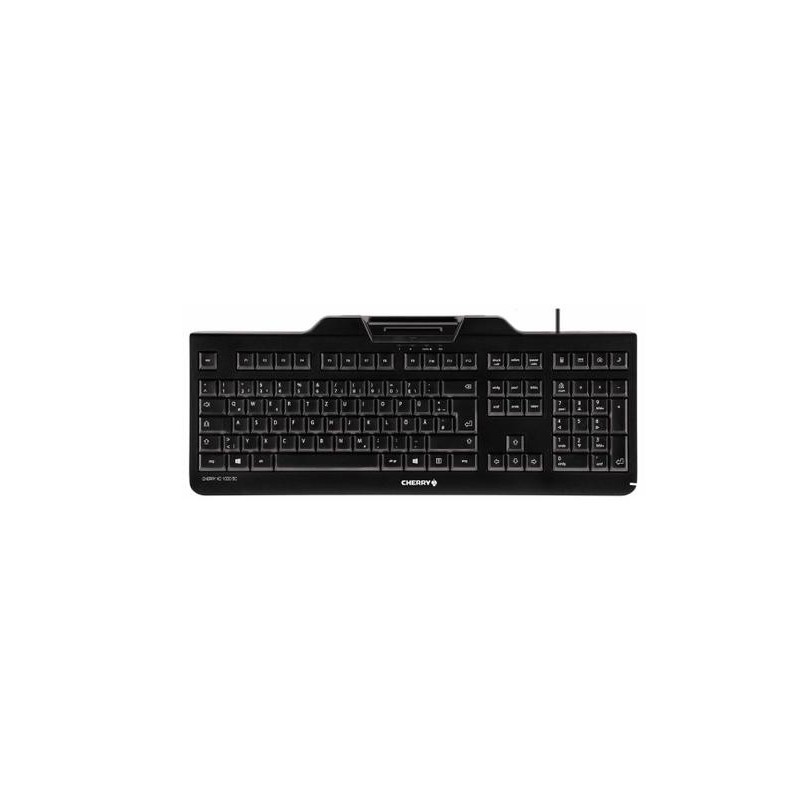 CHERRY KC 1000 SC tastiera USB AZERTY Belga Nero