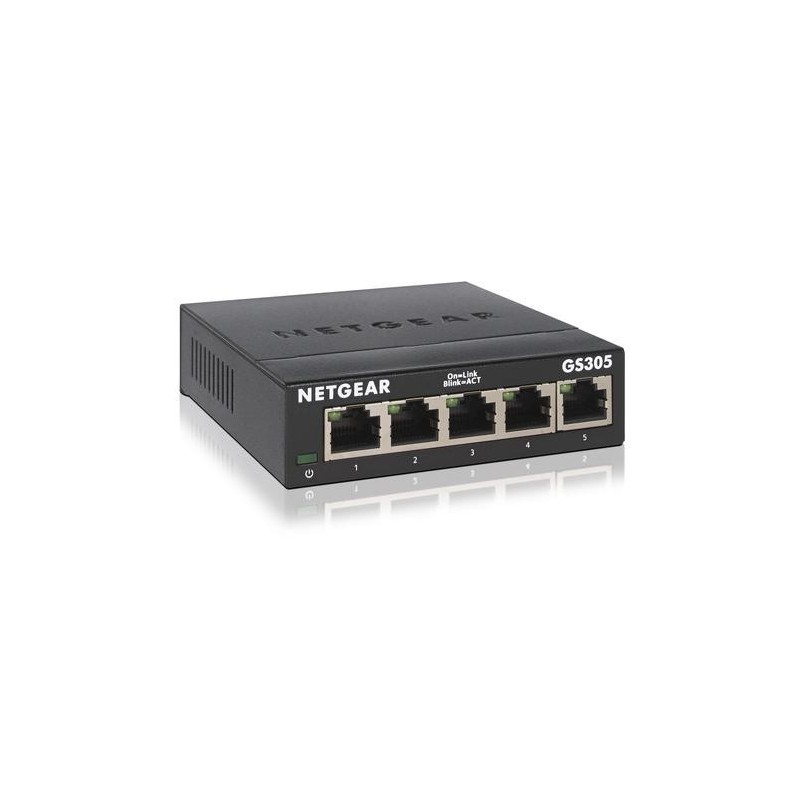 NETGEAR GS305 Non gestito L2 Gigabit Ethernet (10/100/1000) Nero