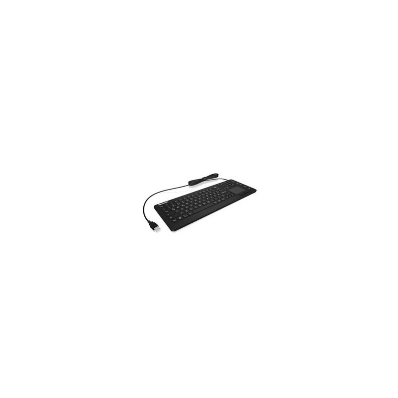 KeySonic KSK-6231INEL tastiera USB QWERTZ Tedesco Nero