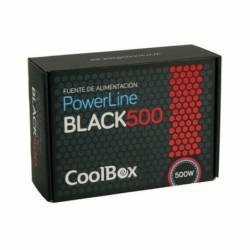 CoolBox Powerline Black 500 alimentatore per computer 500 W 20+4 pin 