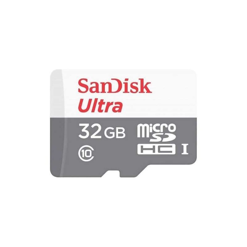 Sandisk Ultra Micro SDHC 32GB UHS-I U1 Classe 10B/S + Adattatore SD