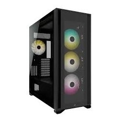 Corsair 7000X ICUE RGB in nero (Big Tower Sidewage con finestre later