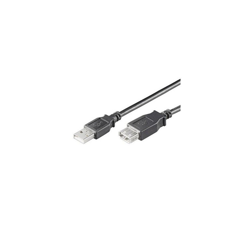 EWENT CAVO PROLUNGA USB 2.0 A/A M/F 3 MT NERO EC1013