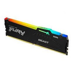 DDR5 KINGSTON 16Gb 5600Mhz - FURY BEAST RGB CL40 DIMM - KF556C40BBA-16