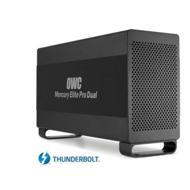 OWC Elite Pro Dual - 4TB (2x2TB) - RAID0.1 - interfaccia Thunderbolt 