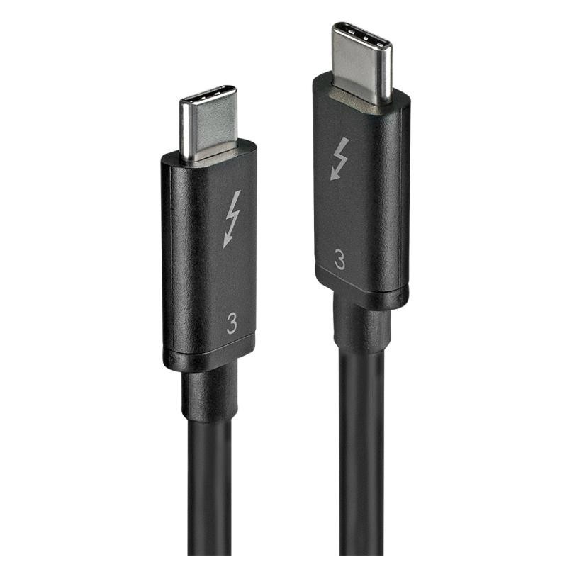 Lindy 41555 cavo USB 0,5 m USB 3.2 Gen 1 (3.1 Gen 1) USB C Nero