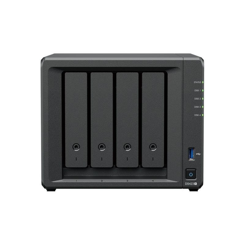 NAS assemblato Synology Tower SY-DS423+3.84TNSSSD 3TB (4x0TB) con HDD