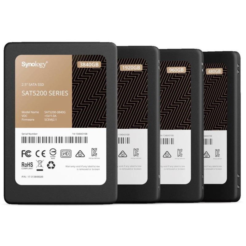 SSD SATA 2.5 ENTERPRISE STANDARD 960GB SYNOLOGY SAT5220- 1.3 DWPD - g