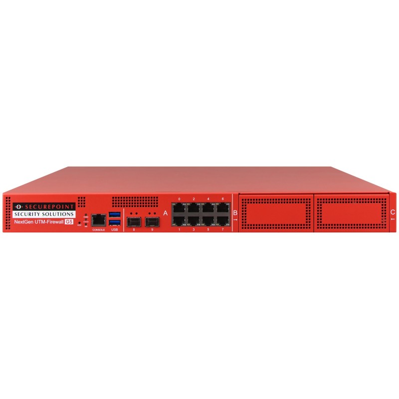 Securepoint RC400R G5 Rev 1 firewall hardware 1U 25000 Mbit/s S